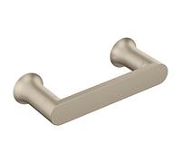 Moen Genta LX Brushed Nickel Modern Wall Mount Pivoting Toilet Paper Holder, Modern Toilet Roll Holder for Bathroom, BH3808BN