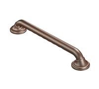 Moen LR8716D3GOWB Home Care 16-Inch Designer Bath Safety Bathroom Grab Bar with Curled Grip, Old World Bronze, 16 Inch