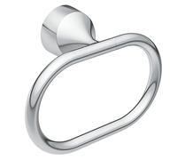 Moen MY3786CH Idora Single Post Bathroom Hand -Towel Ring, Chrome