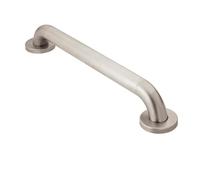Moen R8918P Home Care 18-Inch Concealed Screw Bath Safety Bathroom Grab Bar, Peened
