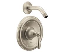 Moen T2152NHBN Brantford Posi-Temp Pressure Balancing Shower Trim Kit Without Showerhead Valve Required, Brushed Nickel, 5