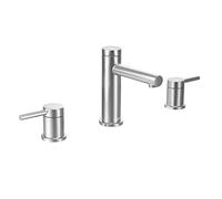 Moen T6193 Align Two-Handle Modern 8-Inch Widespread Bathroom Faucet Trim Kit, Valve Required, Chrome