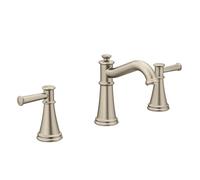 Moen T6405BN Belfield Two-Handle Widespread Bathroom Faucet, Brushed Nickel