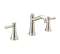 Moen T6405NL Belfield Two Handle 8-Inch Widespread Bathroom Faucet Trim Kit Valve Required, Polished Nickel
