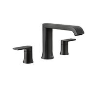 Moen T908BL Genta LX Roman Tub Faucet, Matte Black
