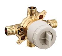 Moen U140CIS M-CORE 3-Series 4 Port Tub and Shower Pre-Fabricated Mixing Valve with CC/IPS Connections and Stops