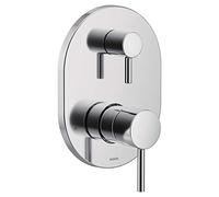 Moen UT3290 Align M-CORE 3-Series 2-Handle Shower Trim with Integrated Transfer, Valve Required, Chrome