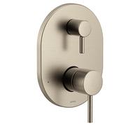 Moen UT3290BN Align M-CORE 3-Series 2-Handle Shower Trim with Integrated Transfer, Valve Required, Brushed Nickel