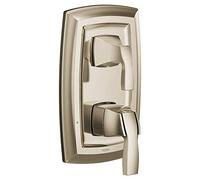 Moen UT3611NL Voss Collection M-CORE 3-Series 2-Handle Shower Trim with Integrated Transfer, Valve Required, Polished Nickel
