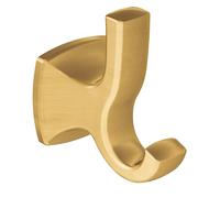 Moen Voss Brushed Gold Double Robe Hook, YB5103BG