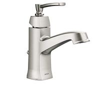 Moen WS84923SRN Conway One-Handle High Arc Bathroom Tap Faucet, Spot Resist Brushed Nickel