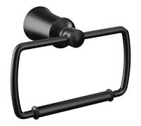 Moen YB2186BL Dartmoor Towel Ring, Matte Black