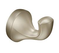 Moen YB2803BN Eva Collection Single Robe Hook, Brushed Nickel, 3" x 3" x 2.5"