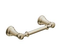 Moen YB8408NL Weymouth Pivoting Double Post Toilet Paper Holder, Polished Nickel