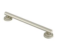 Moen YG0712BN Bathroom Safety 12-Inch Stainless Steel Modern Bathroom Grab Bar, Brushed Nickel