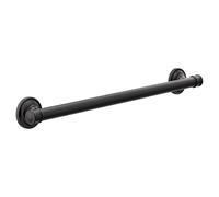Moen YG6424BL Belfield 24-Inch Bathroom Grab Bar, Matte Black