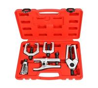 MoEnergy 5PCS Ball Joint Separator Front End Service Tool Kit 5-in-1 Pitman Arm Puller Tie Rod End Removal Tool Set for Front End Service Splitter Removal Kit