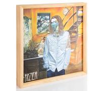 MÖNKE Vinyl Record Stand and Frame - Wall-Mounted or Tabletop - Display Your Now-Playing or Favourite Records - This Elegant Vinyl Record Frame Will Fit Most Records (Pine)