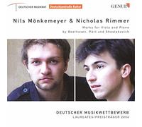 Nils M nkemeyer - Works for Viola & Piano [New CD]