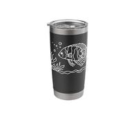Moenkhausia Line Art Fish Lover Stainless Steel Insulated Tumbler