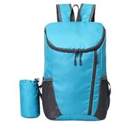 MOERAE Ultralight Foldable Backpack, Small, Waterproof, Breathable, Unisex 20L Hiking Backpack for Hiking, lightblue