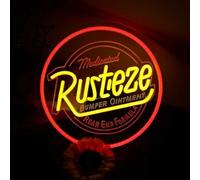 MOERBENCHI Rust Neon Eze Sign Pixar Car Bumper Neon Sign for Wall Decor, Dimmable LED Neon Light for Bedroom Living Room Gaming Room Man Cave Garage, USB Powered Lights for Birthday gifts