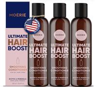 Moerie Hair Growth Conditioner for Men and Women, Hair Loss Solution with Biotin and Rosemary, Thickening Conditioner for Thinning Hair - Ultimate Boost for All Hair Types (Triple Set)