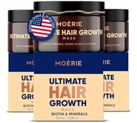 Moerie Hair Growth & Repair Mask - Restorative, Vegan-Friendly Treatment for Longer, Thicker, Fuller Hair - 100ml, 3 pack