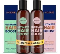 Moerie Hair Growth Shampoo and Conditioner for Women and Men, Hair Loss Solution with Biotin and Rosemary, Thickening Shampoo and Conditioner for Thinning Hair - Promotes Regrowth