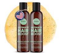 Moerie Hair Growth Shampoo for Men and Women, Hair Loss Solution with Biotin and Rosemary, Thickening Shampoo for Thinning Hair - Ultimate Boost for All Hair Types, Double Set