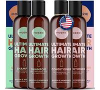 Moerie Volumizing Shampoo and Conditioner for Hair Loss - Thickening Products with Ingredients of Natural Origin - Over 100 Active Ingredients for Thick, Long, Luscious Hair, Double Set
