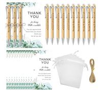 Moerstar 20 Sets Thank you Gifts Motivational Pens Employee Appreciation Gifts Set with Inspirational Personalised Pens Thank You Cards, Thank You Gift for Colleagues Coworker Teacher Volunteer