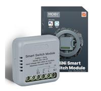 MOES Mini Smart Light Switch Zigbee Module, Requires Neutral Wire and Zigbee Gateway, Toggle Switch Flush Mounted, MOES APP Control, Compatible with Alexa and Google Home - 10A 1 Gang