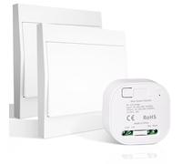 MOES Self-Powered RF Light Switch Kit, 2 Panel and 1 Receiver