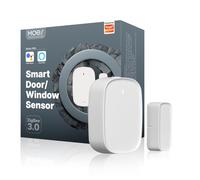 MOES Smart Door and Window Sensor, Wireless Detector for Alarm System and Smart Home, Compatible with Smart Life/MOES APP, Works with Alexa Google Home Voice Control, Requires MOES ZigBee Gateway