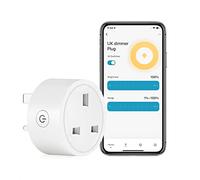 MOES Smart Plug, Dimmer Socket, CFL, Halogen and Incandescent Bulbs, Dimmer Lights Brightness Adjust, Compatible with Alexa & Google Home, 2.4GHz WiFi
