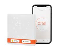 MOES Smart Thermostat for Water Floor Heating | Matter over WiFi | Tuya Platform | Compatible with Apple Home, Alexa, Google Home