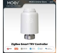 MOES TRV Tuya ZigBee Thermostatic Radiator Valve SmartLife Wireless Remote Heating Temperature Controller Alexa Voice Control 1PCS Valve