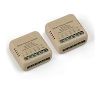 MOES WiFi Smart Dimmer Switch Module, 2 Gang, 2 Pack