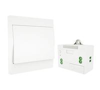 MOES Wireless Light Switch Kit, Kinetic Switch, No Wiring No Battery Easy Installing, Outdoor Remote Control (1 RF Switch and 1 Receiver)