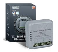 MOES ZigBee Smart Dimmer Switch Module, 1 Gang Light Module | Requires MOES Gateway, Mini 40x40x18mm Design, 1-100% Dimming, 2-Way Control, Alexa Google Home, Timer Memory