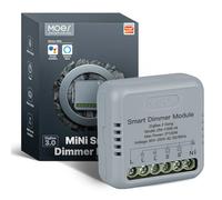 MOES ZigBee Smart Dimmer Switch Module, 2 Gang Light Module | Requires MOES Gateway, Mini 40x40x18mm Design, 1-100% Dimming, 2-Way Control, Alexa Google Home, Timer Memory
