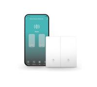 MOES Zigbee Smart Light Switch, 2 Gang mmWave Presence Sensor