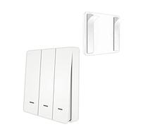 MOES ZigBee Wireless Scene Switch Push Button Controller, 3 Gang | Control 9 scenes - single, double & long press on 3 buttons. Works with MOES/Tuya hub, Zigbee2MQTT