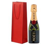 Moët & Chandon Brut Champagne 20cl in a Deluxe Red Gift Bag
