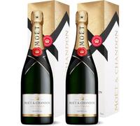 Moet & Chandon Brut Imperial Champagne, Gift Box, 2 x 75cl
