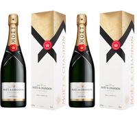 Moët & Chandon Brut Impérial Champagne, Gift Box, 75cl (Pack of 2)