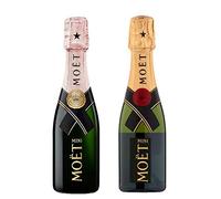 Moet & Chandon Brut & Rose Champagne Mini Moet Duo 2 x 20cl 12.5% ABV