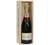 Moët & Chandon Impérial Brut Champagne 75cl with a Wooden Champagne Gift Box