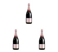 Moët & Chandon Rosé Impérial Champagne, Magnum, 150cl (Pack of 3)